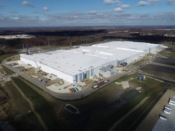 LG에너지솔루션과 제너럴모터스(GM)가 합작해 미국 오하이주에 세운 1공장 전경. 사진=LG에너지솔루션 제공