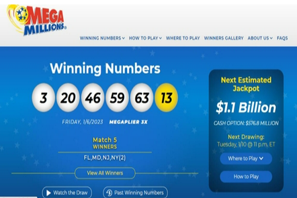 현재까지 가장 높은 당첨금은 지난 2018년 사우스 캐롤라이나주에서 나온 15억3000만달러(약 1조9079억원)다. 사진=메가밀리언 홈페이지 캡처