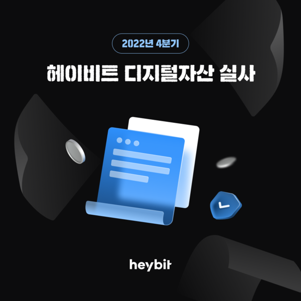 헤이비트가 지난해 말 기준 고객 예치금보다 더 많은 디지털자산(블록체인 기반 가상자산·가상화폐·암호화폐)을 보유하고 있다고 밝혔다. 사진=헤이비트 제공