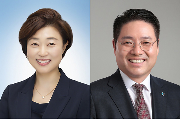 김운영 본부장(왼쪽), 김인태 본부장. / 사진=IBK기업은행