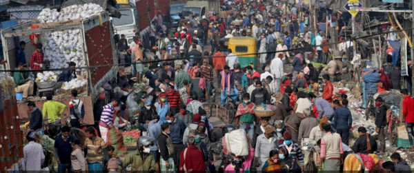 인도 총인구가 작년말 기준으로 이미 중국을 추월, 세계 1위 인구대국이 됐다