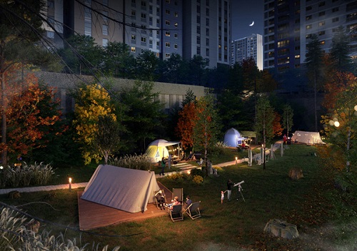 음성 아이파크 캠핑가든.