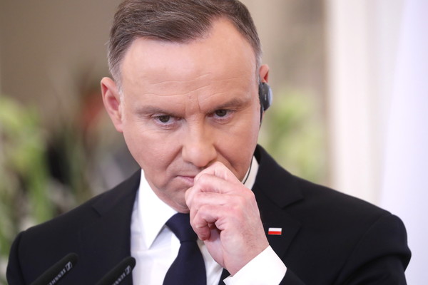 안제이  두다 폴란드 대통령이 우크라이나에 대한 전투기 지원은 어렵다고 선을 그었다 (EPA=연합뉴스)