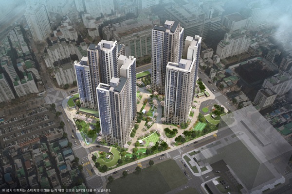 청약한파 속 영등포자이 디그니티가 흥행에 성공했다. 사진=GS건설 제공