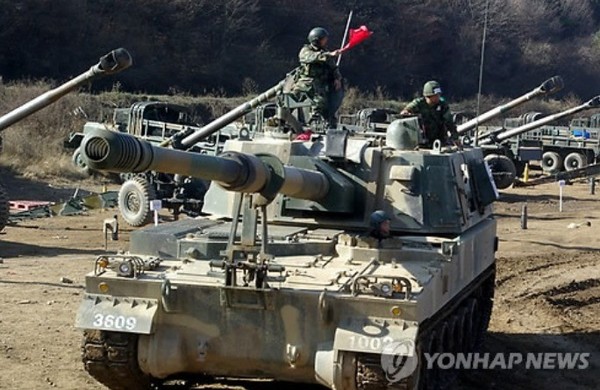한국 방산의 주력 수출품 가운데 하나인 K-9 자주포 (사진 연합뉴스 제공)