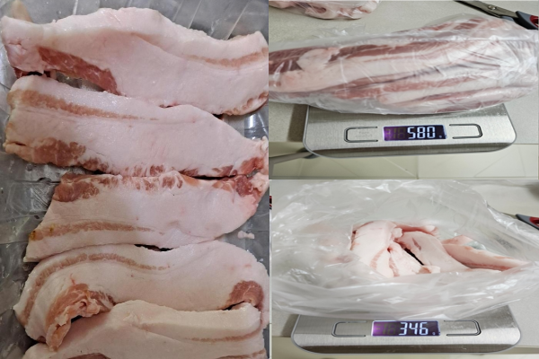 삼겹살데이에 구매한 삼겹살 사진. 사진=온라인 커뮤니티 캡처