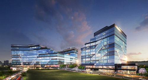 '구리갈매 금강펜테리움 IX타워' 투시도.