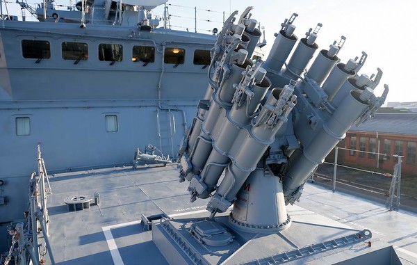 러시아 흑해함대에 장착된 칼리브르 순항미사일 (사진/ 타스=연합뉴스)