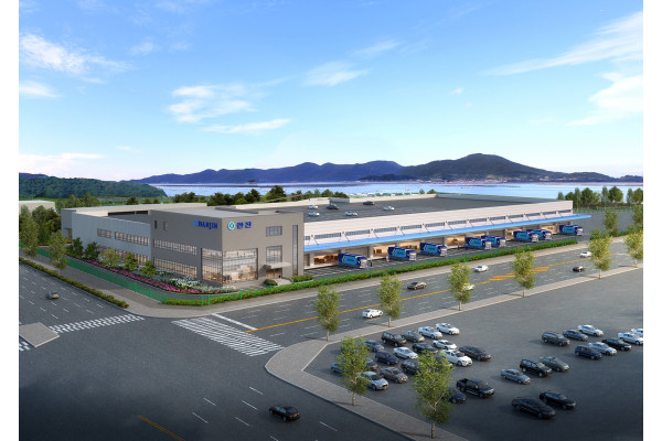 한진이 인천항 부근에 BTS 방식의 삼성전자로지텍 인천물류센터를 구축한다. 사진=한진 제공