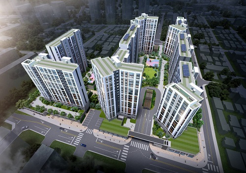 'e편한세상 봉선 셀레스티지' 조감도. 사진=DL건설 제공