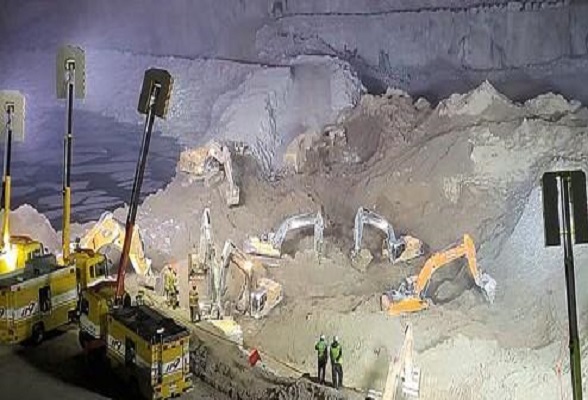 양주시 채석장 붕괴사고로 사망자가 발생한 것과 관련해 정도원 삼표그룹 회장이 불구속기소 됐다. 사진=연합뉴스 제공