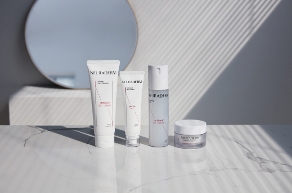 ‘뉴로더마’는 신경과학과 피부과학을 의미하는 ’Neuroscience’와 ’Dermatology’를 접목한 합성어다. 사진=뉴로 데일리 라인(메디톡스 제공)