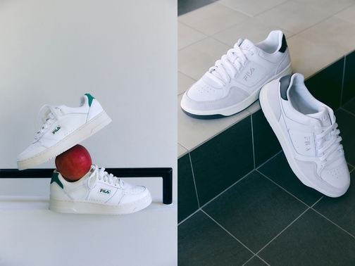 휠라코리아는 데일리 코트화 ‘뉴 타르가 컬렉션’ 3종을 제안했다. 테니스화에서 디자인 영감을 얻어 일상에서 착용 가능하도록 만든 라이프스타일 슈즈다. 사진=휠라코리아 제공