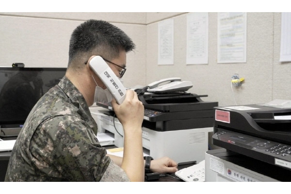 북한이 정기통화에서 사흘째 응답을 하지 않고 있다. 사진=국방부 제공