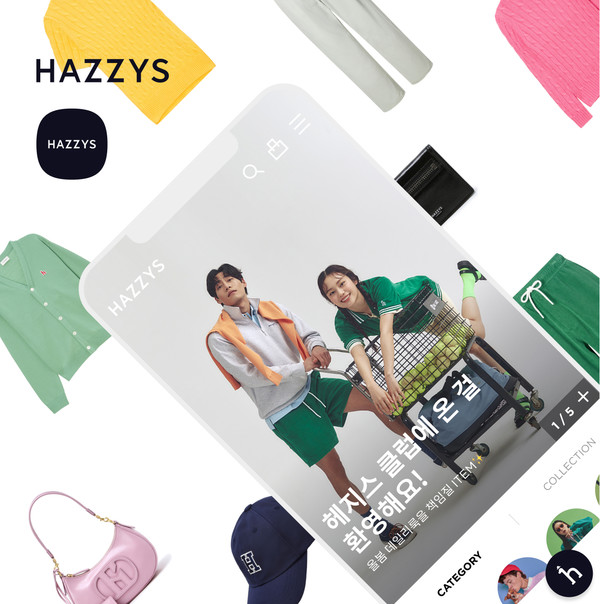 LF의 대표 브랜드 헤지스(HAZZYS)가 모바일 환경에서의 고객 경험 극대화를 위해 ‘헤지스 애플리케이션(앱)’을 출시한다. 사진=LF 제공