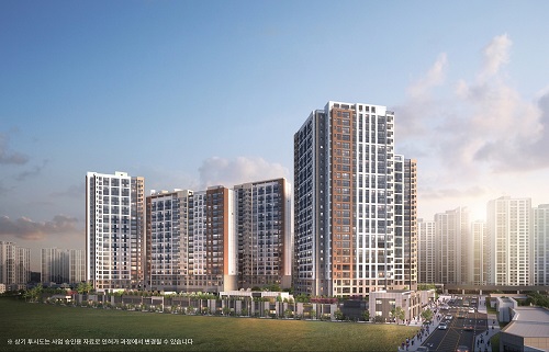제일풍경채 오송 투시도. 사진=제일건설 제공