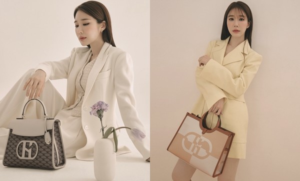 LF의 헤지스액세서리가 2023 봄·여름(SS) 시즌 ‘H20’ 컬렉션을 출시하고 배우 유인나와 함께한 화보를 공개했다. 사진=LF 제공