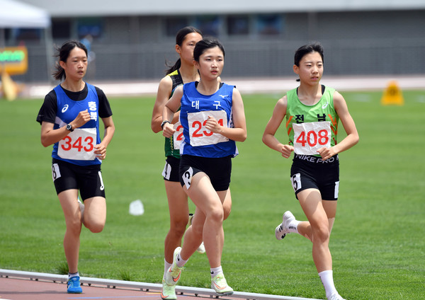 제51회 전국소년체육대회 육상 종목 경기의 모습. 사진=대한체육회 제공