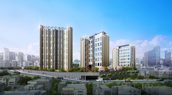 남구로역 동일센타시아 투시도.