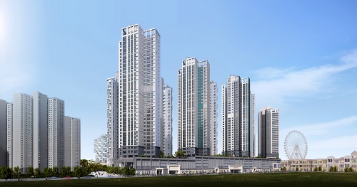 시화MTV 푸르지오 디오션 투시도.