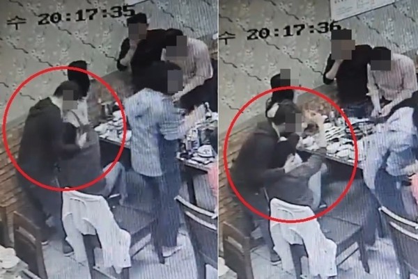 경찰이 더불어민주당 소속이었던 부천시의회 A 의원이 받는 성추행 혐의 관련 증거 영상을 고소인 측으로부터 넘겨받았다. 사진= 국민의힘 소속 B 의원 제공