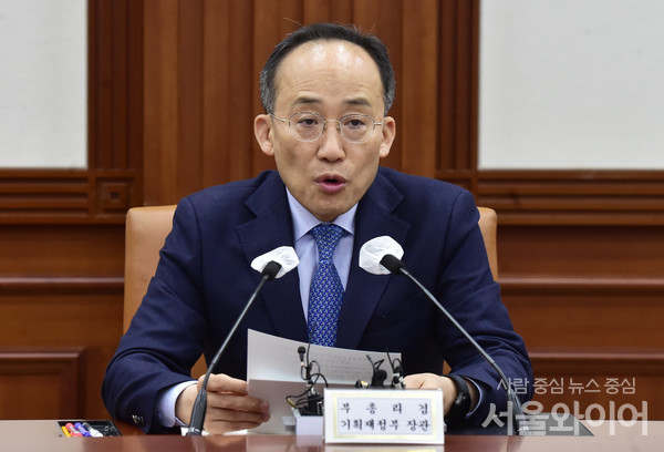 추경호 부총리가 추가경정예산을 검토하지 않겠다고 못박았다. 사진=서울와이어 DB