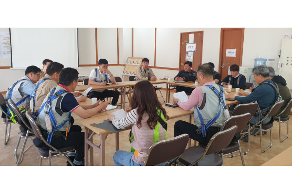 부영그룹이 여름철 호우에 대비해 전국 건설현장 안전점검을 실시했다. 사진=부영그룹 제공