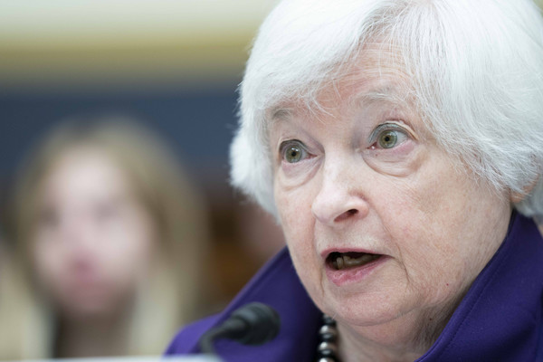 재닛 옐런 미 재무장관이 중국과의 무역 디커플링은 재앙이 될 수 있다고 경고했다. (사진, UPI=연합뉴스)