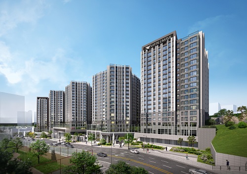 청량리 롯데캐슬 하이루체 투시도.