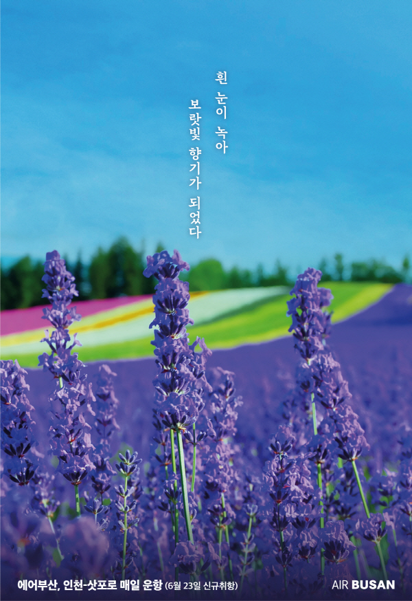 에어부산이 신규 취항한 인천~삿포로 노선 첫편이 높은 탑승률을 기록했다. 사진=에어부산 제공