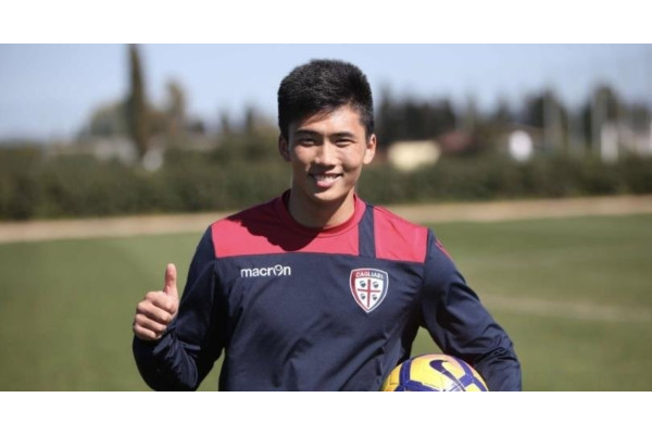 북한 국가대표 축구선수 한광성이 3년 전부터 행적이 묘연한 상태다. 축구사진=이탈리아 칼리아리 칼초 SNS 캡처