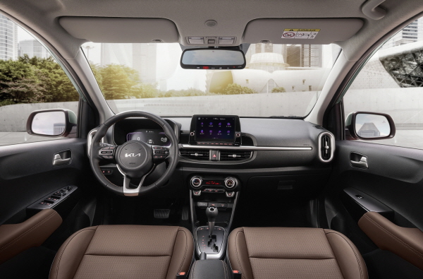 기아 모닝의 실내 디자인. 사진=기아 제공