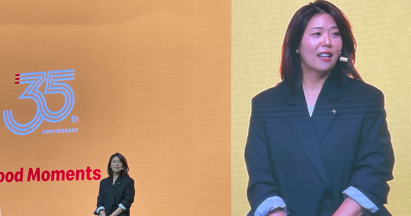 김기원 한국맥도날드 대표이사가 5일 서울 더 플라자 호텔에서 열린 기자간담회에서 발언하고 있다. 사진=김익태 기자