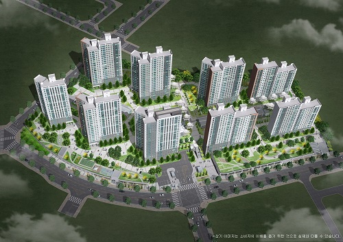 ’호반써밋 고덕신도시 3차’ 조감도. 자료=호반건설 제공