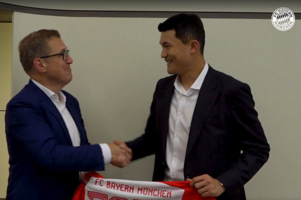 김민재 바이에른 뮌헨 입단 영상 캡처. 사진=바이에른 뮌헨 홈페이지 