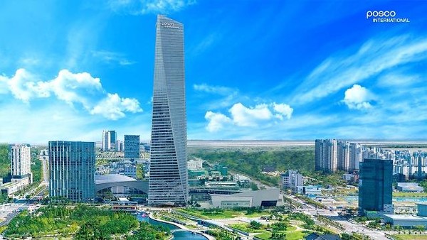 인천 송도에 소재한 포스코인터내셔널 본사 전경. 사진=포스코인터내셔널 제공