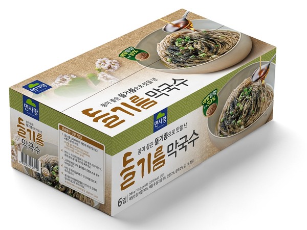 면사랑의 코스트코 전용제품 들기름 막국수. 사진=면사랑 제공