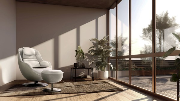 LG전자가 공간 인테리어 디자인과 정교한 안마 기능으로 차별화된 고객경험을 선사하는 안마의자 ‘힐링미 오브제컬렉션 아르테’를 출시했다. 사진=LG전자 제공