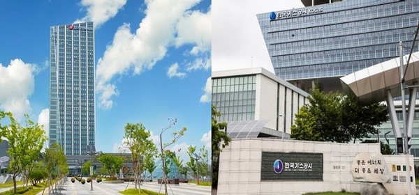 한국전력과 한국가스공사가 오는 11일 올해 2분기 실적을 발표할 예정이다. 최근 국제 에너지가격 하향 안정화 등이 실적 개선으로 이어졌을지 관심이 쏠린다. 사진=각 사 제공 