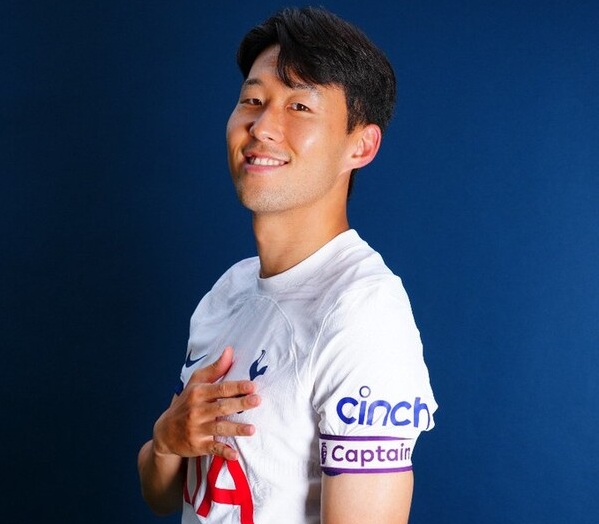 대한민국 축구 국가대표팀 ‘캡틴’ 손흥민(31)이 잉글랜드 프리미어리그(PL) 토트넘 훗스퍼에서도 주장에 올랐다. 사진=토트넘 홈페이지