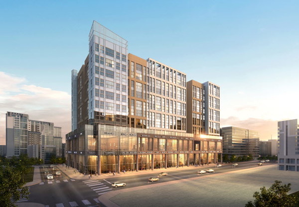 연수구 송도신도시에 들어서는 월드메르디앙송도 투시도. 사진=양지영 R&C연구소 제공