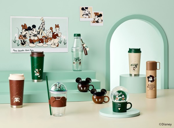 스타벅스 코리아가 이달 12일부터 월트 디즈니 컴퍼니 코리아와 손잡고 다양한 컬래버레이션 상품을 선보인다. 사진=스타벅스 코리아 제공