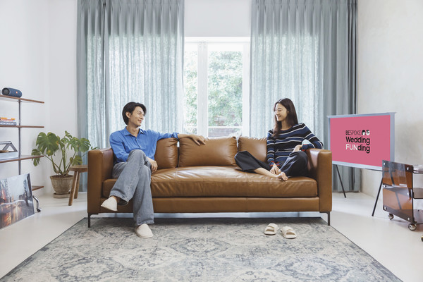 삼성전자가 다음 달 30일까지 비스포크 웨딩펀딩 캠페인을 진행해 예비 부부들의 혼수가전 장만을 도울 예정이다. 사진=삼성전자 제공 