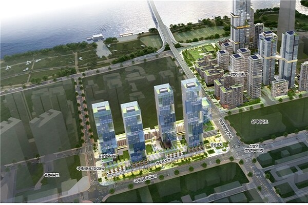 여의도 한양아파트를 두고 포스코이앤씨와 현대건설이 치열한 경쟁을 벌이고 있다. 사진=서울시 제공