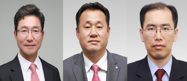 이재혁(왼쪽부터) 한국상장회사협의회 전무, 윤정재 상무, 김춘 상무보. (사진=한국상장회사협의회)