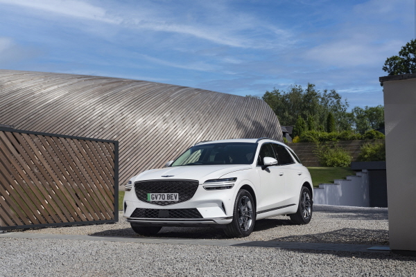 제네시스의 GV70 전동화 모델. 사진=현대차그룹 제공