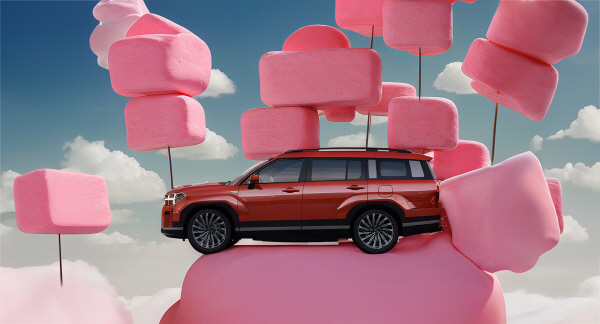 현대차가 올 뉴 싼타페 출시에 맞춰 생성형 AI 기술을 활용, '디 올 뉴 싼타페' 디지털 캠페인 컴필레이션 영상을 5일 공개한다. 사진=현대자동차 제공