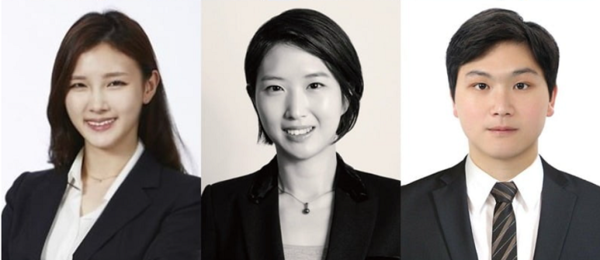 (왼쪽부터) 최태원 SK그룹 회장의 장녀 윤정, 차녀 민정, 장남 인근씨. 사진=각 사 제공