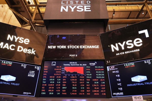 뉴욕증시가 10월 첫 거래일 혼조세를 보였다 (사진, AFP=연합뉴스)