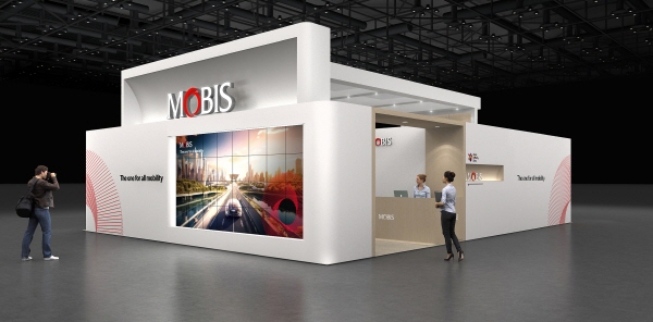 현대모비스의 일본 모빌리티쇼 부스 조감도. 사진=현대모비스 제공